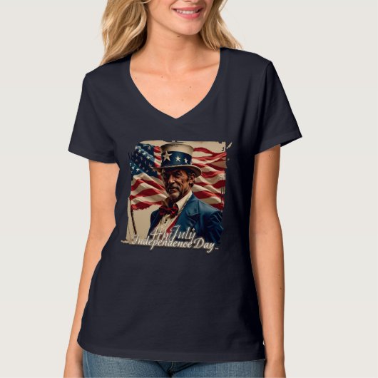 4 juli – Geest van Onafhankelijkheid T-shirt (Voorkant)