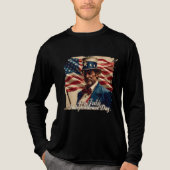 4 juli – Geest van Onafhankelijkheid Tri-Blend Shirt (Voorkant volledig)