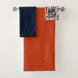 4 juli Generatief patroon Bad Handdoek