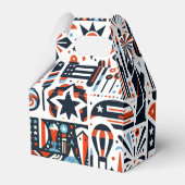 4 juli Generatief patroon Bedankdoosjes (Achterkant)