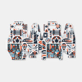 4 juli Generatief patroon Bedankdoosjes (Uitgevouwen)