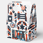 4 juli Generatief patroon Bedankdoosjes (Geopend)