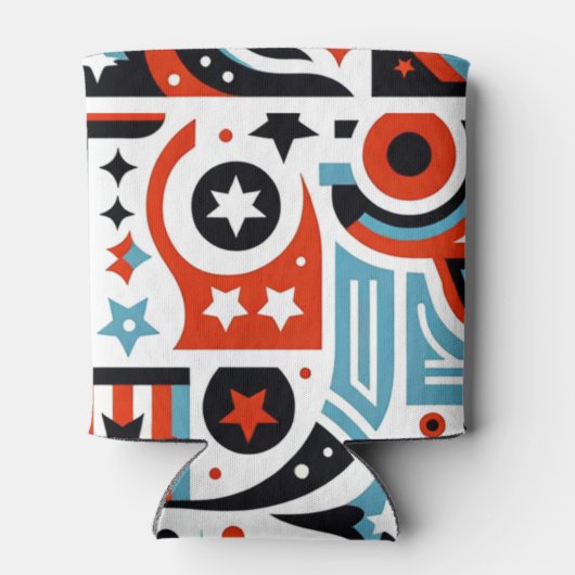 4 juli Generatief patroon Blikjeskoeler (Achterkant)