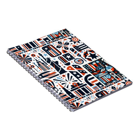 4 juli Generatief patroon Notitieboek (Rechterzijde)