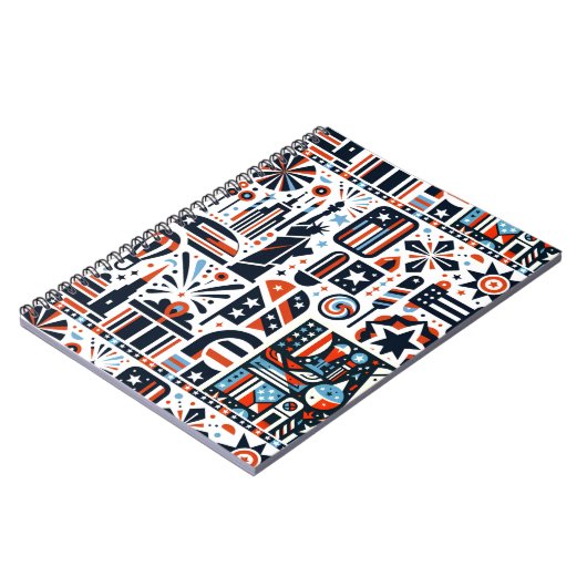 4 juli Generatief patroon Notitieboek (Linkerzijde)