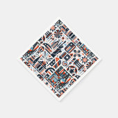 4 juli Generatief patroon Servet (Hoek)