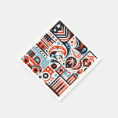 4 juli Generatief patroon Servet (Hoek)