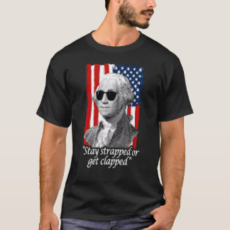 4 juli Georg Washington Patriotic Quote Independen T-shirt
