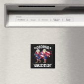 4 juli George Washington Griddy George Griddi Magneet (Insitu (Vaatwasser))