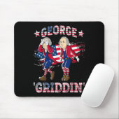 4 juli George Washington Griddy George Griddi Muismat (Met muis)