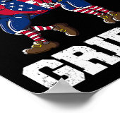 4 juli George Washington Griddy George Griddi Poster (Hoek)