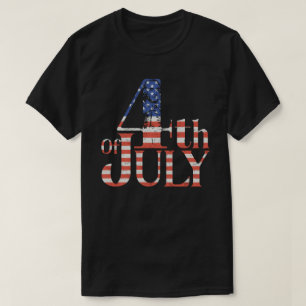 4 juli George Washington Retro Patriottisch T-shirt