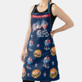 4 juli Gepersonaliseerde BBQ Schort (Insitu)