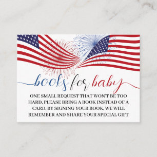 4 juli Geslacht onthullen Boeken voor Baby Informatiekaartje