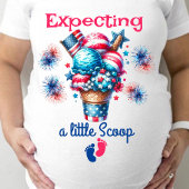 4 juli Geslacht onthullen Verwacht Mama T-shirt