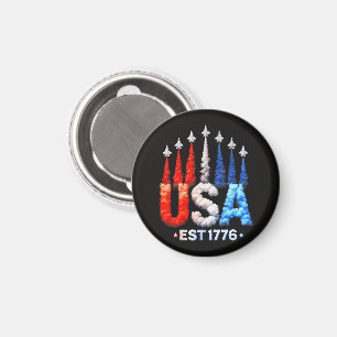 4 juli gevechtsvliegtuigen VS patriottisch Magneet