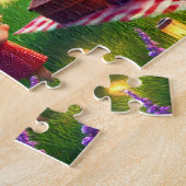 4 juli Gezins Picknick Standbeeld van de Vrijheid Legpuzzel (Zijkant)
