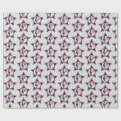 4 juli Glitters Cadeaupapier (Vlak)