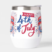 4 juli Gnome Water Bottle Gift (Links)