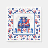 4 juli gnomen servet (Voorkant)