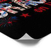 4 Juli God vergiet Zijn genade op 4 Juli Poster (Hoek)