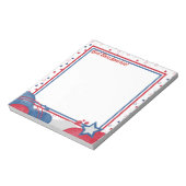 4 juli, God zegene Amerika Notitieblok (Linkerzijde)