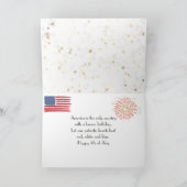 4 juli Golden Retriever Kaart (Binnen)