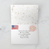 4 juli Golden Retriever Kaart (Binnen)