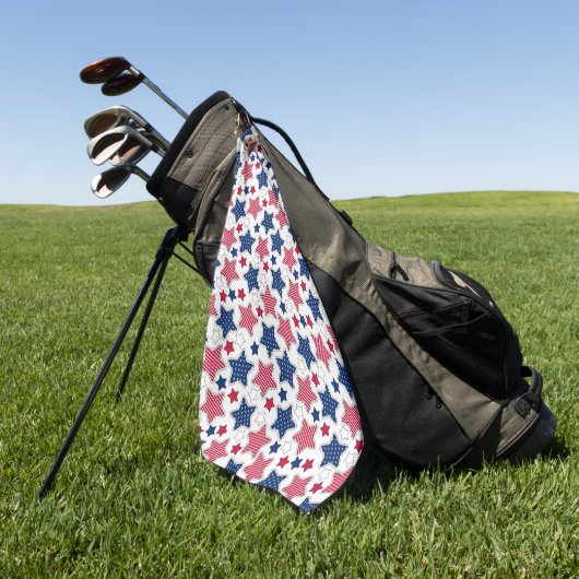 4 juli Golfhanddoek (Groen)