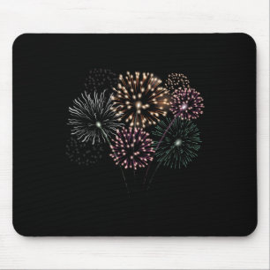 4 juli Grand Finale Fireworks Show Red White Muismat