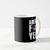 4 juli Grappig - Amerika Yeah  Koffiemok (Voorkant rechts)