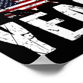 4 juli Grappig - Amerika Yeah Poster (Hoek)