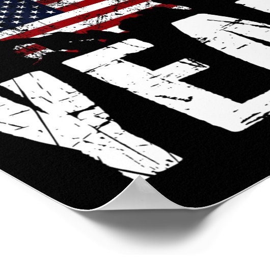 4 juli Grappig - Amerika Yeah  Poster (Hoek)