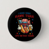 4 juli Grappige hotdog USA vlag Ik heb wat haw nod Ronde Button 5,7 Cm (Voorkant)