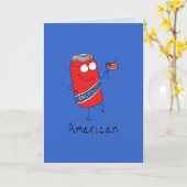 4 juli Grappige kaart (Gele Bloem)