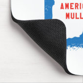 4 juli: Grappige mullet van de Golf van Amerika Muismat (Hoek)