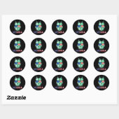 4 juli grappige Pitbull hond Onafhankelijkheidsdag Ronde Sticker (Vel)