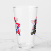 4 juli grote letter ster glas (Links)