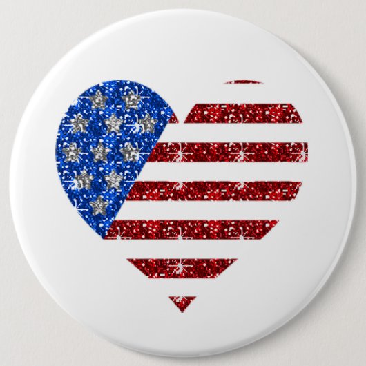 4 juli Hart/Colossal, 6-inch Button (Voorkant)