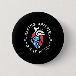 4 juli hartverpleegster die slagaders weer geweldi ronde button 5,7 cm