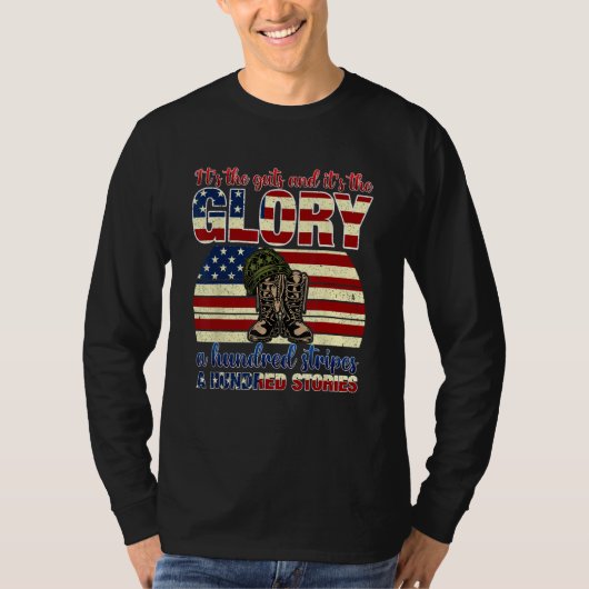4 juli Het is de moed en het is de glorie T-shirt (Voorkant)