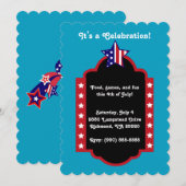 4 juli Het is een feestdag Kaart (Voorkant / Achterkant)