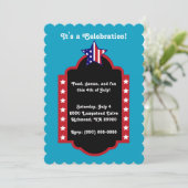 4 juli Het is een feestdag Kaart (Staand voorkant)