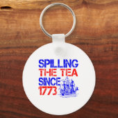 4 juli Het morsen van de thee sinds 1773 4 juli Sleutelhanger (Voorkant)