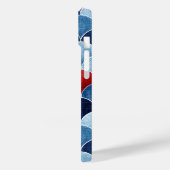 4 juli heteluchtballon strandhanddoek Case-Mate iPhone case (Achterkant / Links)