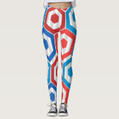 4 juli Hexagons Leggings (Voorkant)