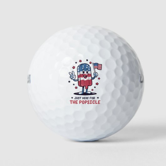 4 juli hier voor de patriottische ijslolly golfballen (Voorkant)