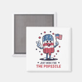 4 juli hier voor de patriottische ijslolly magneet (Voorkant / Achterkant)