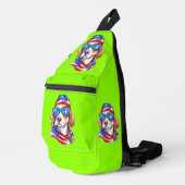 4 juli honden sublimatie-66361 sling bag (Rechterhoek)