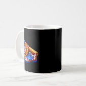 4 juli honkbal drip ijs patriottisch koffiemok (Voorkant links)